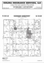 Harmony Township, Big Spring, Directory Map, Fillmore County 2006